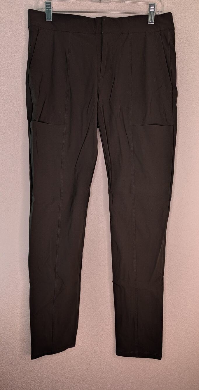 Athleta Wander Stash Skinny Pant 8 Green Soft Commuter Athleisure Casual